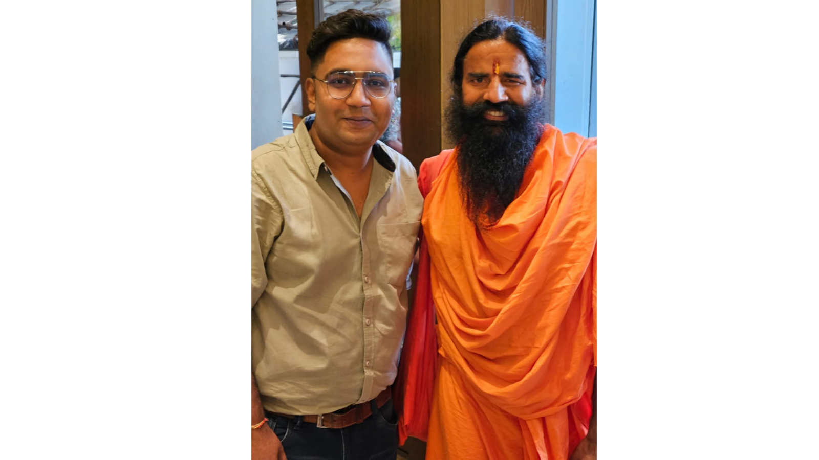 Baba Ramdev with Tapish Khivensra