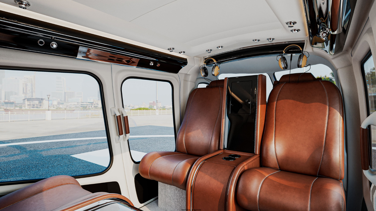 Bell 407 cabin interior