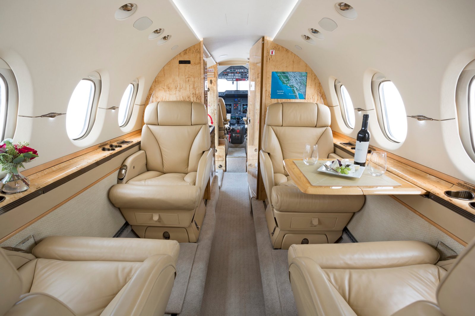 Hawker 800XP Interior