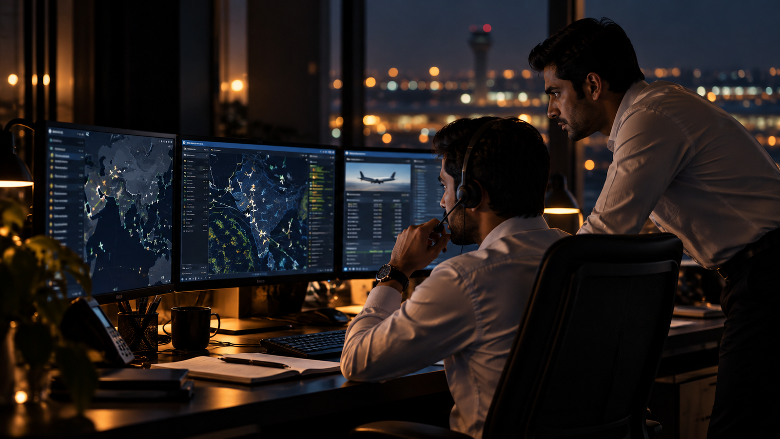 Enthral Aviation operations team at work